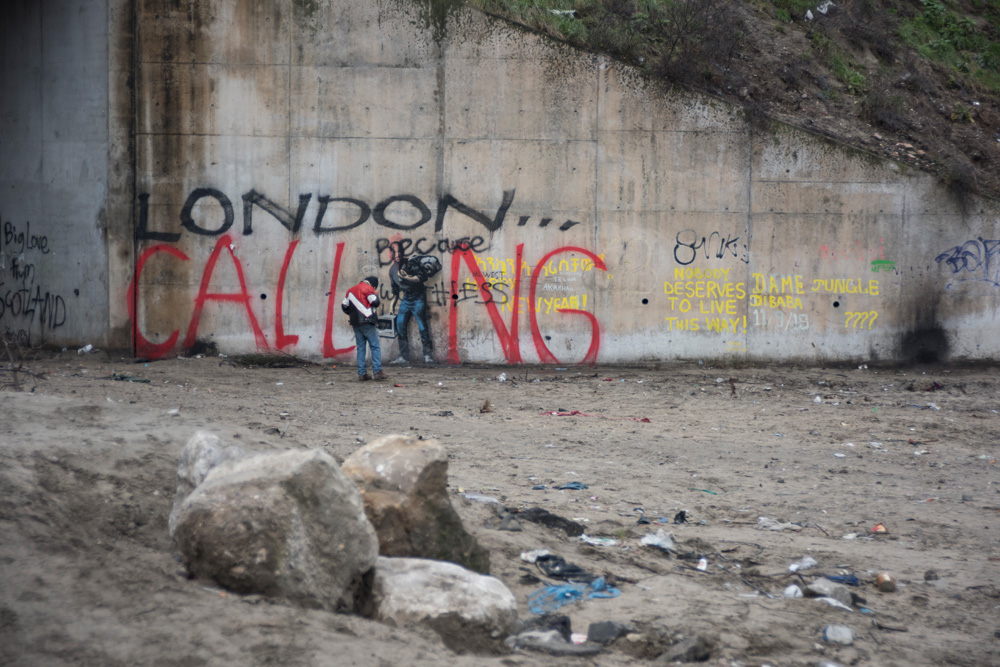 Ein Wandbild lebtFoto: Monika Kuck, Calais, 2016